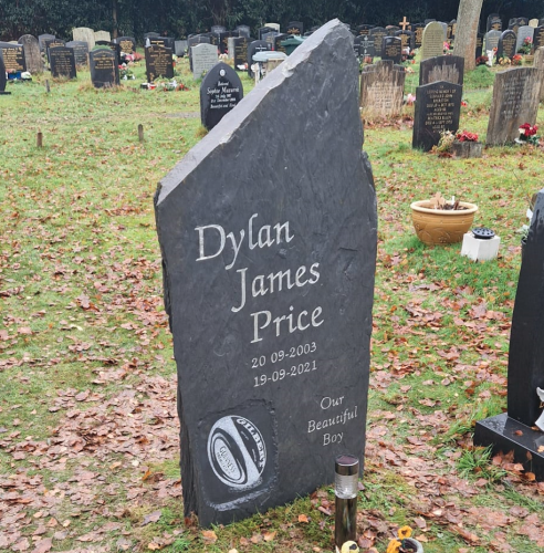 Craven Arms Memorials Dylan James Price Memorial