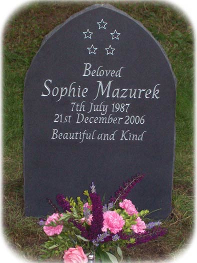 Gothic Top Headstone